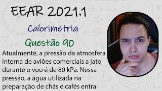 EEAR 2021  Atualmente a pressão da atmosfera interna de aviões comerciais a jato durante o voo é [upl. by Rusty]