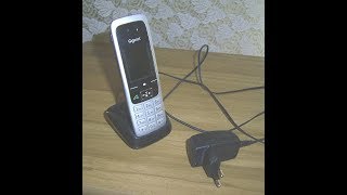 Funktionsprüfung Telefon Gigaset C430Functional Testing cordless phone Gigaset C430 [upl. by Doniv]