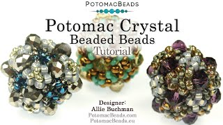 Potomac Crystal Beaded Bead DIY Jewelry Making Tutorial by PotomacBeads [upl. by Neelyhtak687]