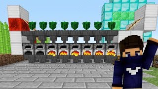 OTOMATİK HIZLI FIRIN SİSTEMİ  Minecraft Skyblock [upl. by Plume]