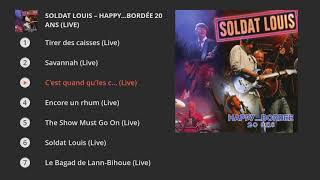 Soldat Louis  Happybordée 20 ans Live Karaoké  Paroles [upl. by Pinkerton140]