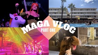 Magaluf Vlog  Part one Travel BH Mallorca Pirates reloaded Gringos bingo and many side quests [upl. by Siravat]