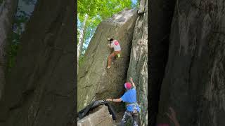 Carderock MD bouldering Buckets of Blood V7 [upl. by Norris]