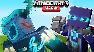 Minecraft Mania  M4TÓ al WARDEN a PUÑOS en HARDCORE [upl. by Guthrey]