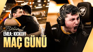 MAÇ GÜNÜ VS NAVI  VCT 2024 EMEA Kickoff  Vlog [upl. by Aikemit775]