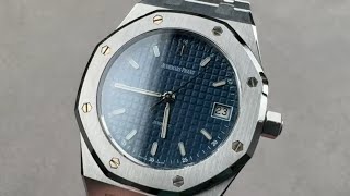 Audemars Piguet Royal Oak Automatic Midsize 14790ST Watch Review [upl. by Ynaffik]