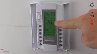 Honeywell TH115 Thermostat Setup Instructions [upl. by Yhtimit944]