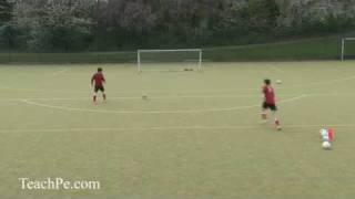 Soccer Drills  Passing 10  Pass and Shoot [upl. by Timmi]