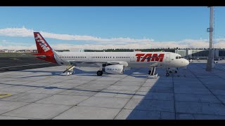 GUARULHOS X MONTEVIDEO  AIRBUS 321 by Toliss msfs2020 xp12 amazing toliss pmdg msfs [upl. by Nueovas]