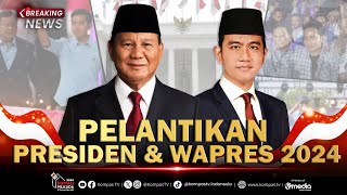 🔴 LIVE  Pelantikan PrabowoGibran Sebagai Presiden dan Wakil Presiden RI di MPR [upl. by Nnylyram]