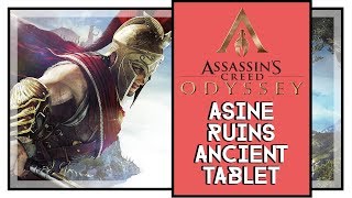 Assassins Creed Odyssey Asine Ruins Ancient Tablet Location [upl. by Steven]