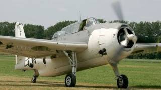 Grumman Avenger like one that George Bush flew  HD [upl. by Golub]