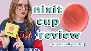 nixit Cup Review  Its Actually a Reusable Disc [upl. by Crawley]