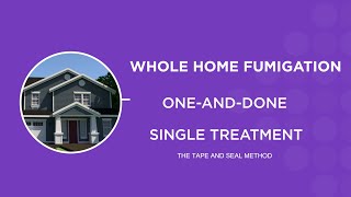 Get Rid of Bed Bugs with WholeHome Fumigation  The Tape amp Seal Method [upl. by Annaor315]