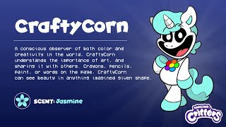 CONOCIENDO a CRAFTYCORN  NUEVO PERSONAJE de POPPY PLAYTIME CHAPTER 3  SMILING CRITTERS [upl. by Avivah]