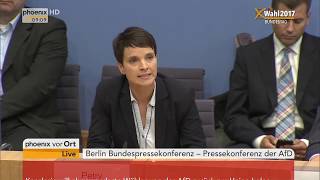 Pressekonferenz der AfD nach der Bundestagswahl am 250917 [upl. by Mccartan]