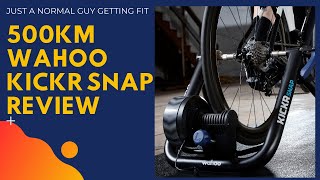 Zwift Wahoo kickr Snap 500KM Review 1000watt tests [upl. by Atnauqahs]