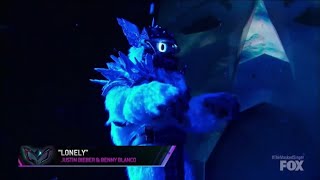 Yeti Performs quotLonelyquot By Justin Bieber  Masked Singer  S5 E7 [upl. by Meagher]