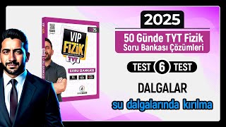 TYT Fizik Soru Bankası Çözümleri Test 6  Dalgalar  OPTİK [upl. by Ready108]