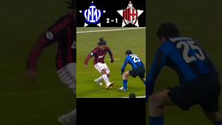 Inter Milan 🆚 AC Milan legandary match highlights shorts [upl. by Eerrahs]