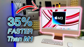 SCARY FAST iMac M3 REVIEW  Should You Buy it [upl. by Ginnifer]