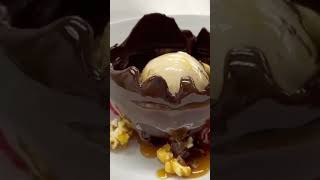 Chocolate bomb made by chef Nisar chocolatebomb royalcarribeancruise america [upl. by Earlie]