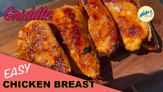 Chicken Breast on the GRIDDLE  Quick and EASY [upl. by Alahs]