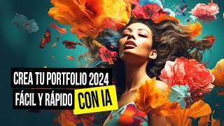 🖥️ Crea tu web de portfolio para 2024 en unos minutos 🚀⏱️ [upl. by Hazaki115]