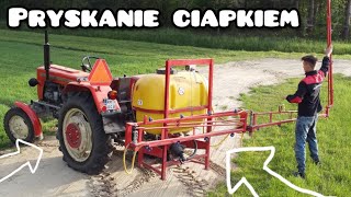 Pryskanie Ciapkiem 🌾🚜 Piękny zestaw jak za DAWNYCH CZASÓW 🔥 VLOG amp Ujęcia z drona 4k [upl. by Nero]