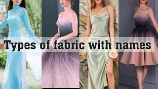 Types of fabric with namesclothes fabric with namesTHE TRENDY GIRL [upl. by Niras]