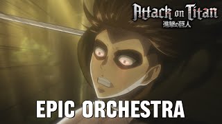 Attack On Titan OST  Levi VS Female Titan Theme Ackerman Charge  Epic Orchestral Cover [upl. by Ierdna749]