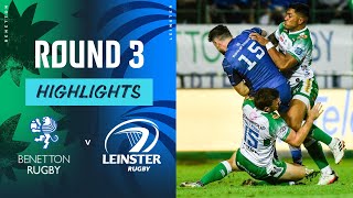 Benetton v Leinster  Highlights  Round 3  URC 202425 [upl. by Goth]