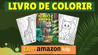 Amazon KDP Como CRIAR um LIVRO de colorir CORRETAMENTE com Leonardo AI  PARA SER APROVADO [upl. by Oirromed2]