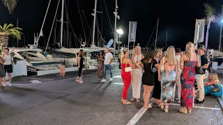 🇪🇸 Puerto Banús Luxury NIGHTLIFE Marbella Spain [upl. by Joye]