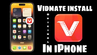 How to dawonload vidmate in iPhone  how to install vidmate in iOSvidmateforios [upl. by Annah558]