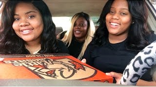 Little Caesars Pizza MUKBANG  STORYTIME [upl. by Siuqramed]