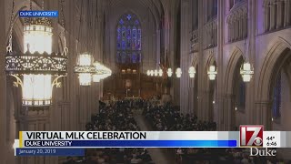 Virtual MLK Jr celebration held at Duke University [upl. by Catt193]