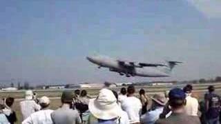 C5 Galaxy takeoff EAA Oshkosh 2007 [upl. by Acisseg]