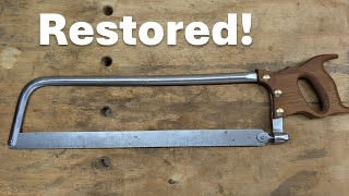 Restoration Series Disston No 1 Butcher Saw Restoration [upl. by Kreis]