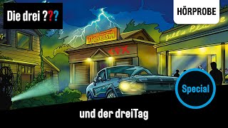 Die drei   Sonderfolge und der dreiTag  Hörprobe zum Hörspiel [upl. by Allehcim715]