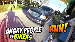 Stupid Angry People Vs Bikers 2024  Angry Man Chases Motorcycle [upl. by Frazier732]