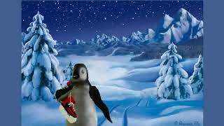 Silvester und Neujahr Glückwunschkarte mit Pinguin [upl. by Liagiba]