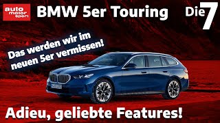 BMW 5er Touring Darauf müsst Ihr verzichten  auto motor und sport [upl. by Aralomo]