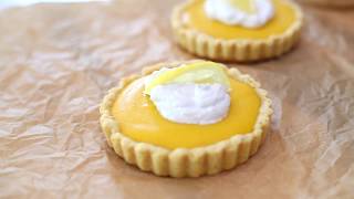 How to Make a Healthy Lemon Tart with GlutenFree Almond Flour Crust [upl. by Notfilc116]