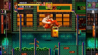 Streets of Rage 2 Andores Rampage Hugo Gameplay [upl. by Igiul282]