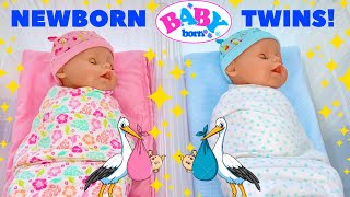 💖💙Baby Born Twins Compilation💖💙 Twin Newborns Come Home From The Hospital  Morning Routine☀️ [upl. by Bendicty]