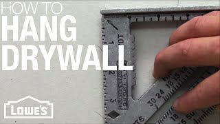 How to Hang Drywall [upl. by Anam127]