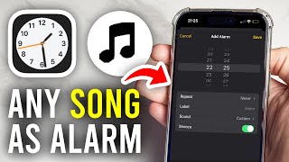 How To Set Any Song As Alarm On iPhone  Full Guide [upl. by Rennat222]