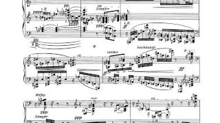 A Schoenberg Tres piezas para piano op11 nº 3 Partitura Audición Música Atonal [upl. by Allissa]