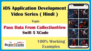 Pass Data From Collection View To Another View Controller in Swift 5 XCode  Hindi  Easiest Way [upl. by Naujed734]